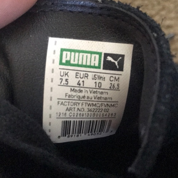 PUMA Gold Toe Suede Platforms - Picture 8 of 8